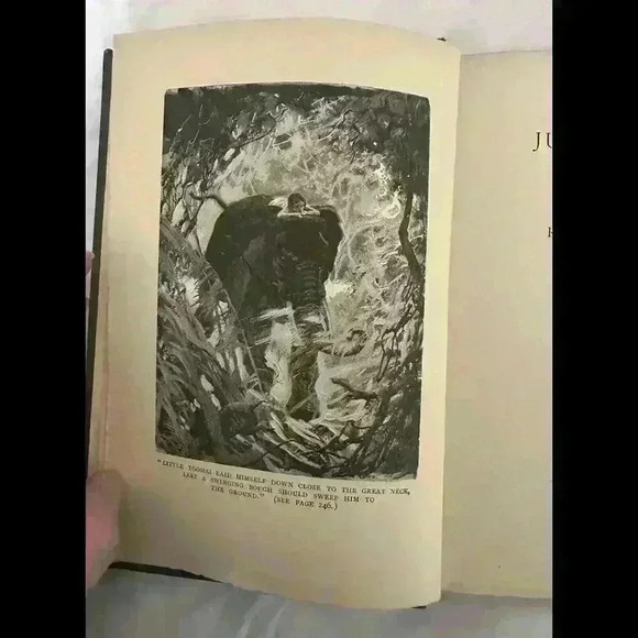 The Jungle Book by Rudyard Kipling 1896 First American Edition Rare Green Gilt - Picture 7 of 9